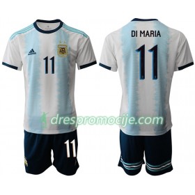 Argentina Dres DI MARIA 11 Dječji Domaći Copa América 2019 Kratkih Rukava
